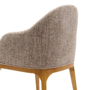 Rivièra Maison Armlehnstuhl Rozzano, Tweed, Liver Grey – Ansicht 4