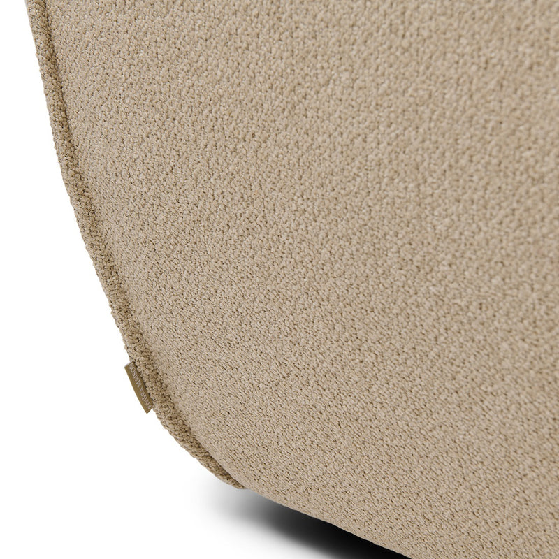 Rivièra Maison Chaiselongue Lugano links aus Bouclé, Natural Grey - Ansicht 5
