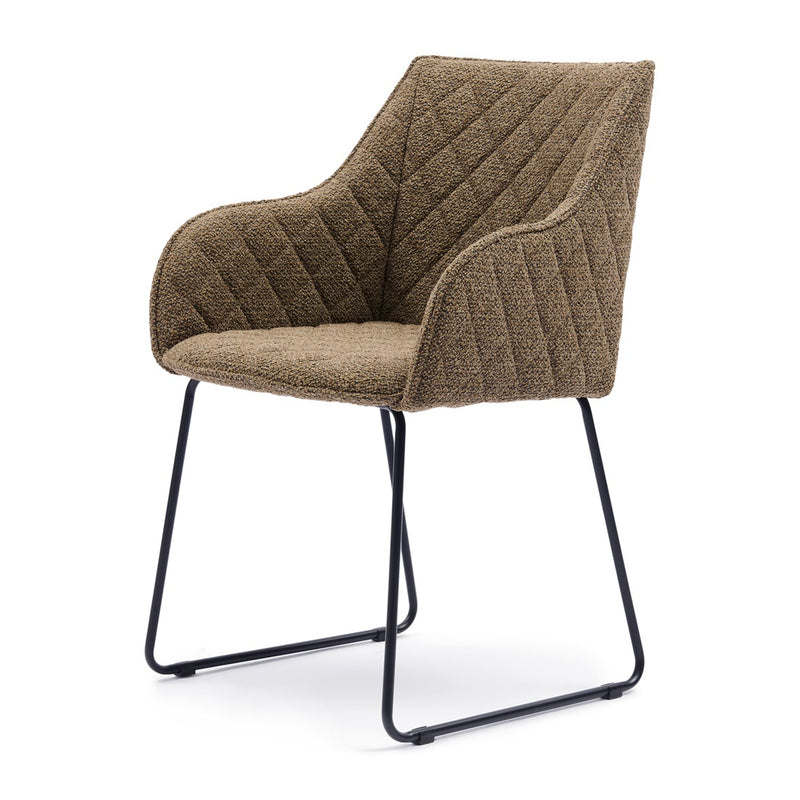 Esszimmerstuhl mit Armlehne Frisco Drive, Classic Brown
