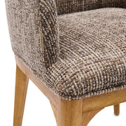 Rivièra Maison Armlehnstuhl Rozzano, Tweed, Sepia Brown – Ansicht 5