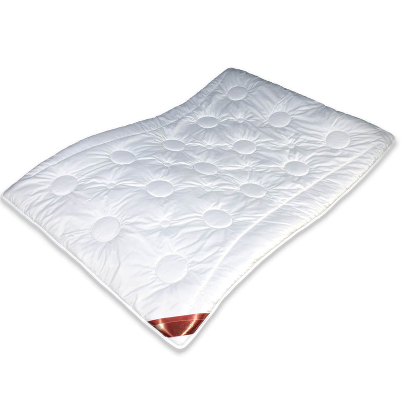 Duo-Leichtsteppbett Merino Natur