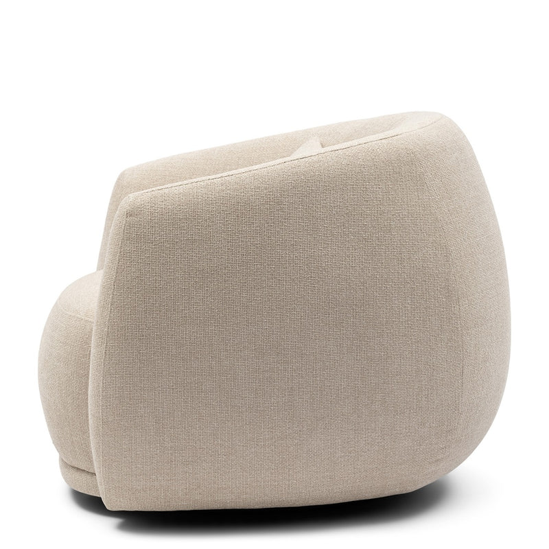 Drehsessel Leonardo Swivel Armchair Glossy Flax