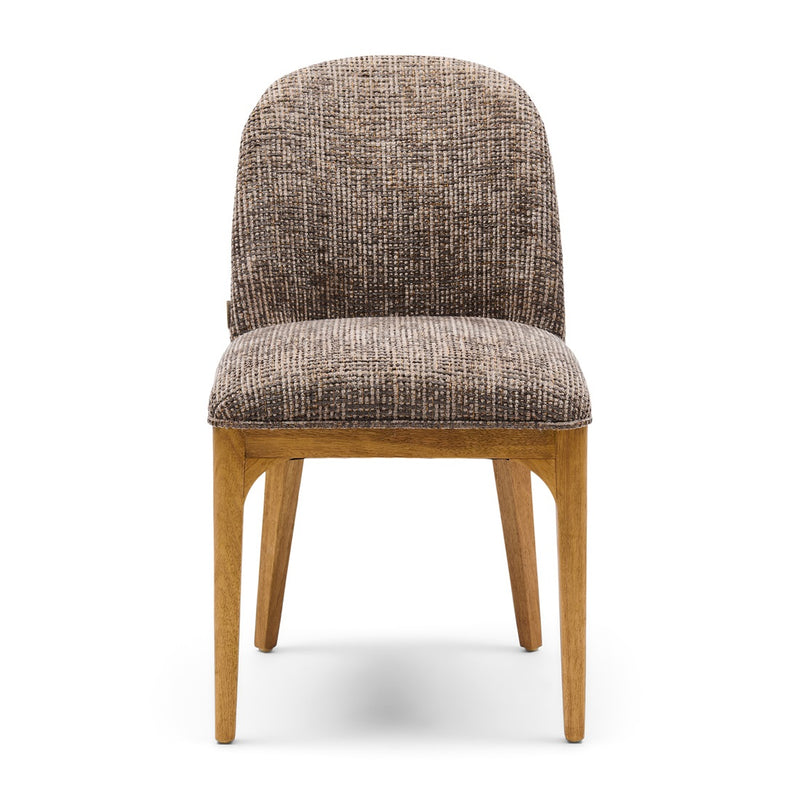 Rivièra Maison Esszimmerstuhl Rozzano, Tweed, Sepia Brown – Ansicht 1