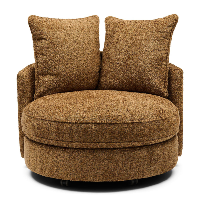 Rivièra Maison Daybed Carmin Ø 110 cm, Burnt Caramel - Hauptansicht