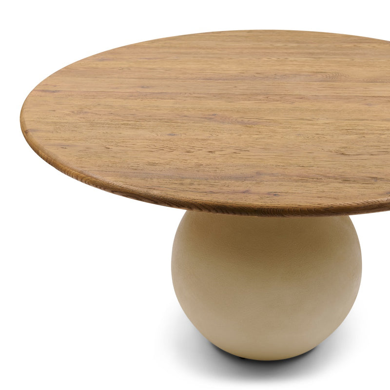 Rivièra Maison Esstisch Cala Nova aus Eichenholz, rund Ø 140 cm – Ansicht 3