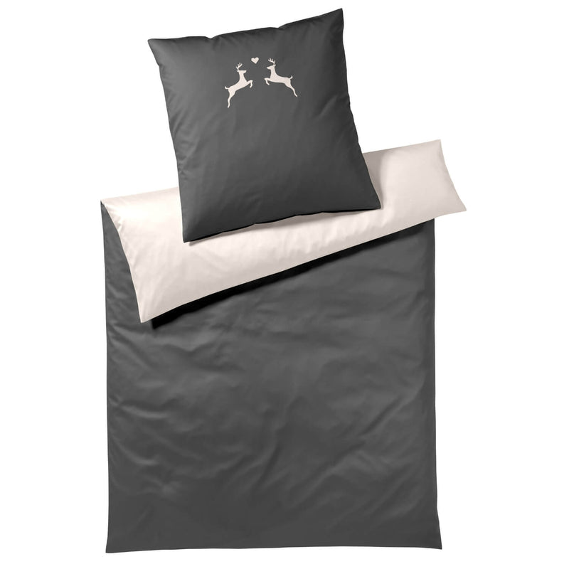 Soft Flanell Bettwäsche Alpenchic Hirsche