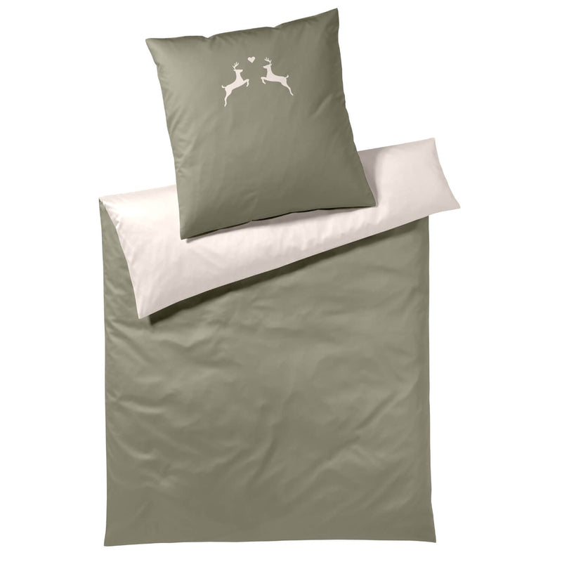 Soft Flanell Bettwäsche Alpenchic Hirsche