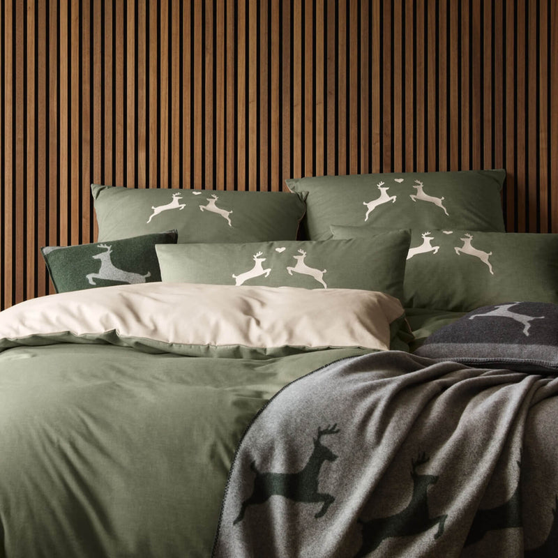 Soft Flanell Bettwäsche Alpenchic Hirsche