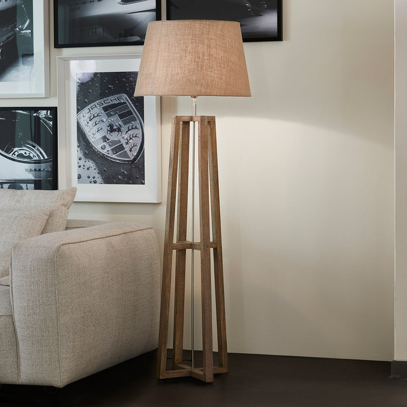 Stehlampe Royalton, natural
