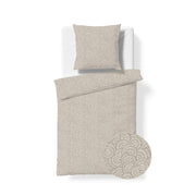Mako-Satin-Bettwäsche Modern Elegance 115101 – Beige
