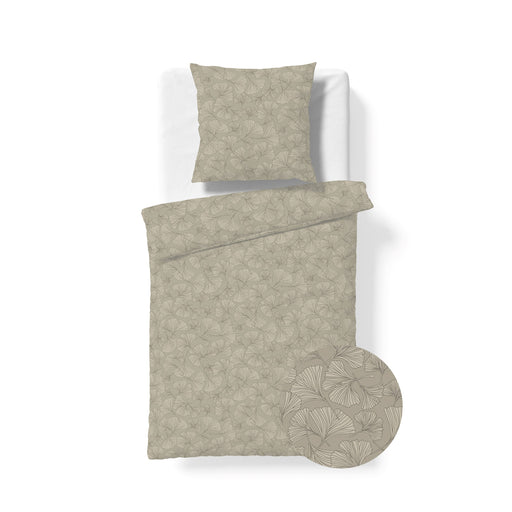 Mako-Satin-Bettwäsche Modern Elegance 115107 – Grün
