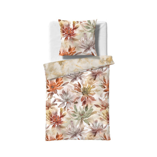 Mako-Satin-Bettwäsche Bed Art 115122 – Terra