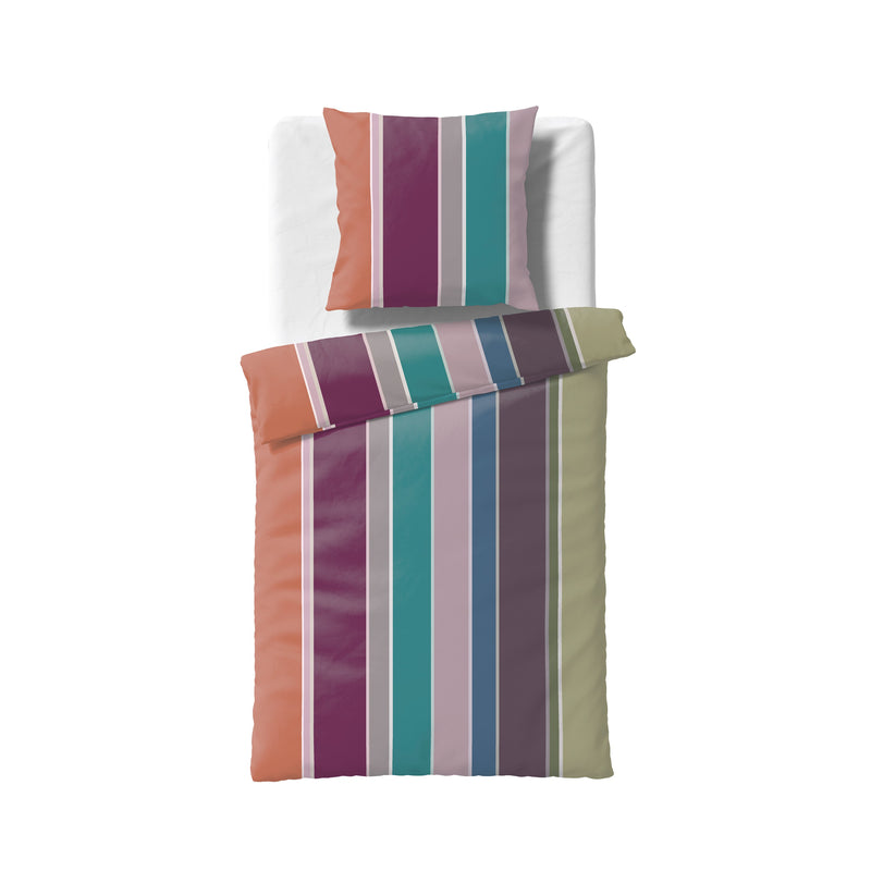 Mako-Satin-Bettwäsche Bed Art 115125 – Bunt