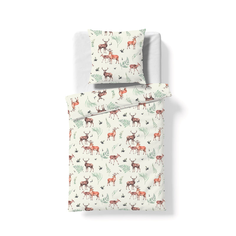 Feinbiber-Bettwäsche Aspen 435137 – Creme