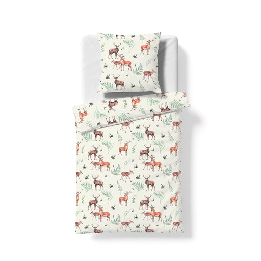 Feinbiber-Bettwäsche Aspen 435137 – Creme