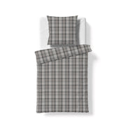 Flanell-Bettwäsche Lech 605083 – Grau