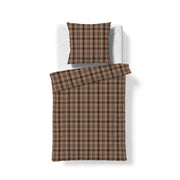 Flanell-Bettwäsche Lech 605083 – Braun