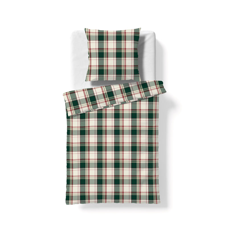Flanell-Bettwäsche Lech 605084 – Grün