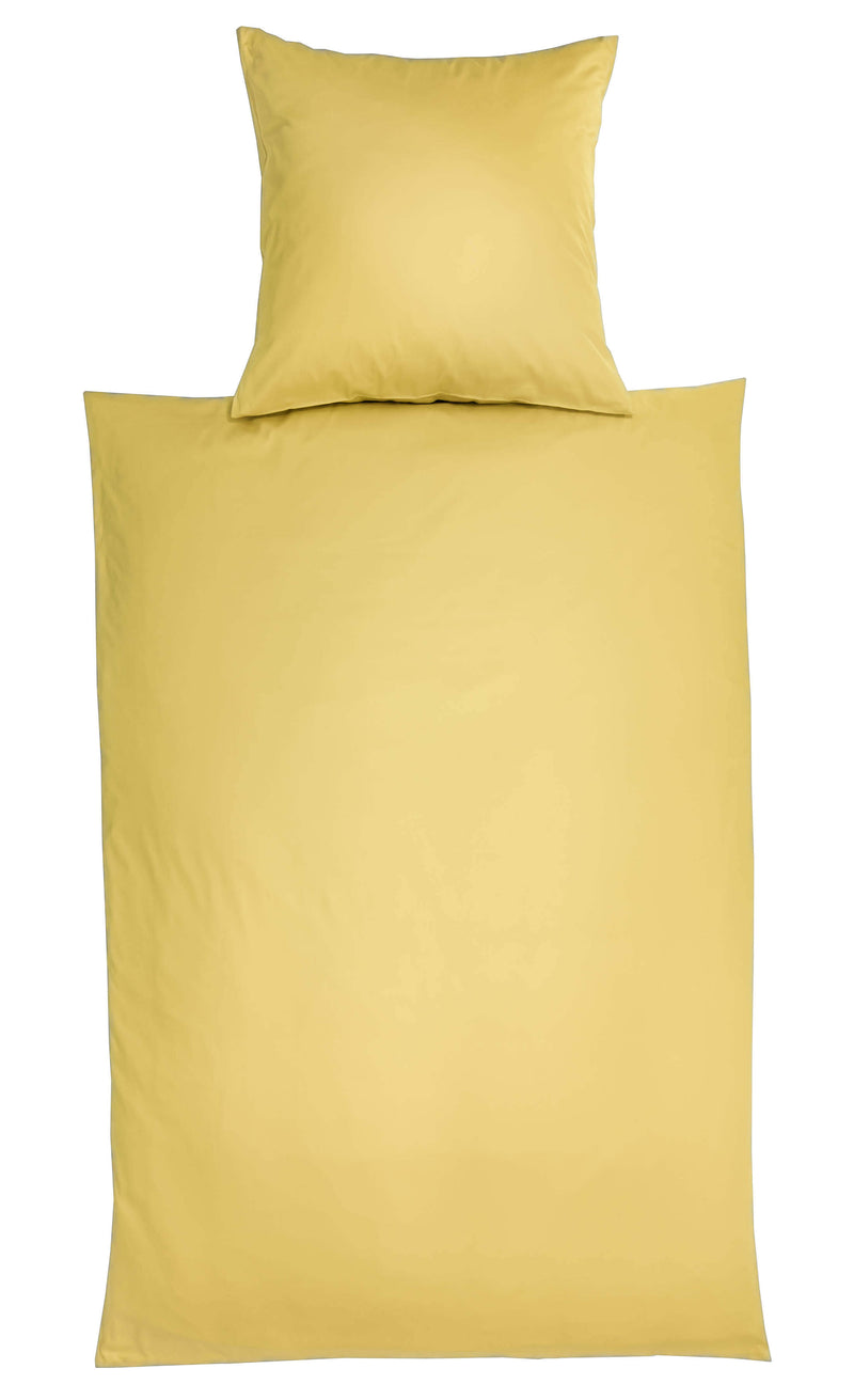 Bettwäsche Uni Satin Glatt