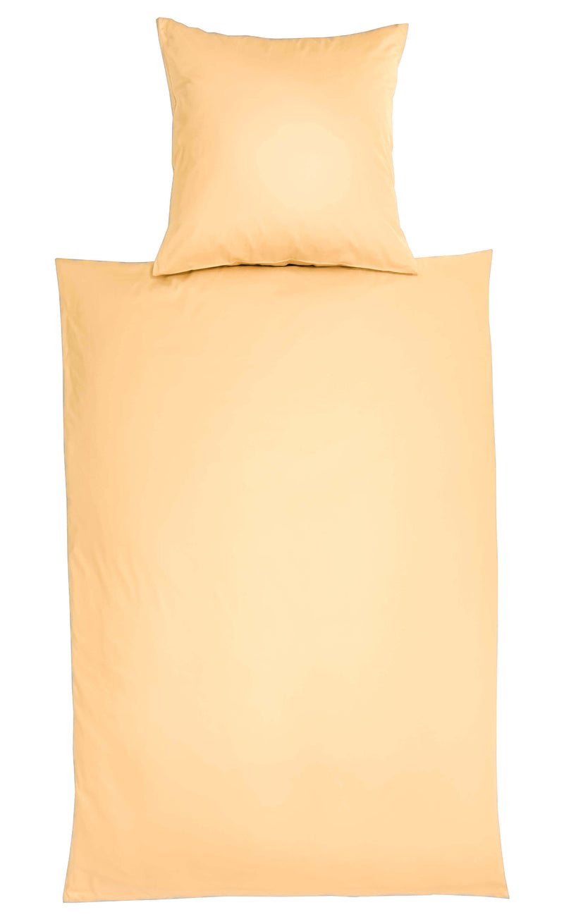 Bettwäsche Uni Satin Glatt