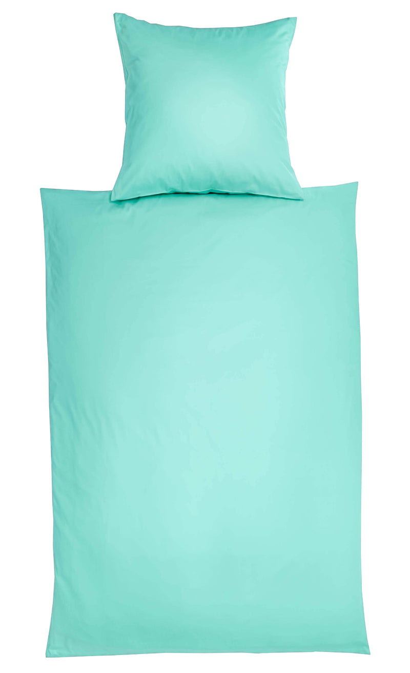 Bettwäsche Uni Satin Glatt