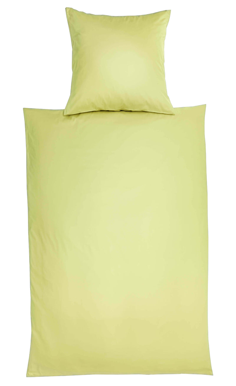 Bettwäsche Uni Satin Glatt