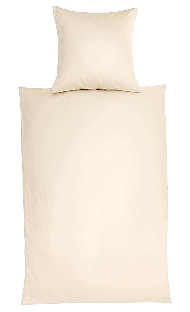 Bettwäsche Uni Satin Glatt