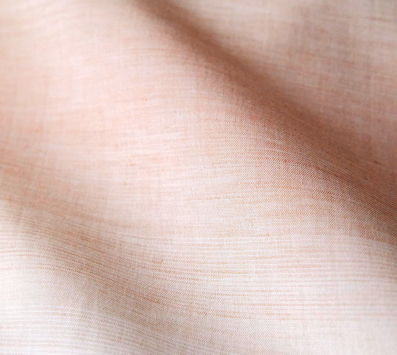 Halbleinen Wende-Bettwäsche Layer mit Farbverlauf – Pfirsich