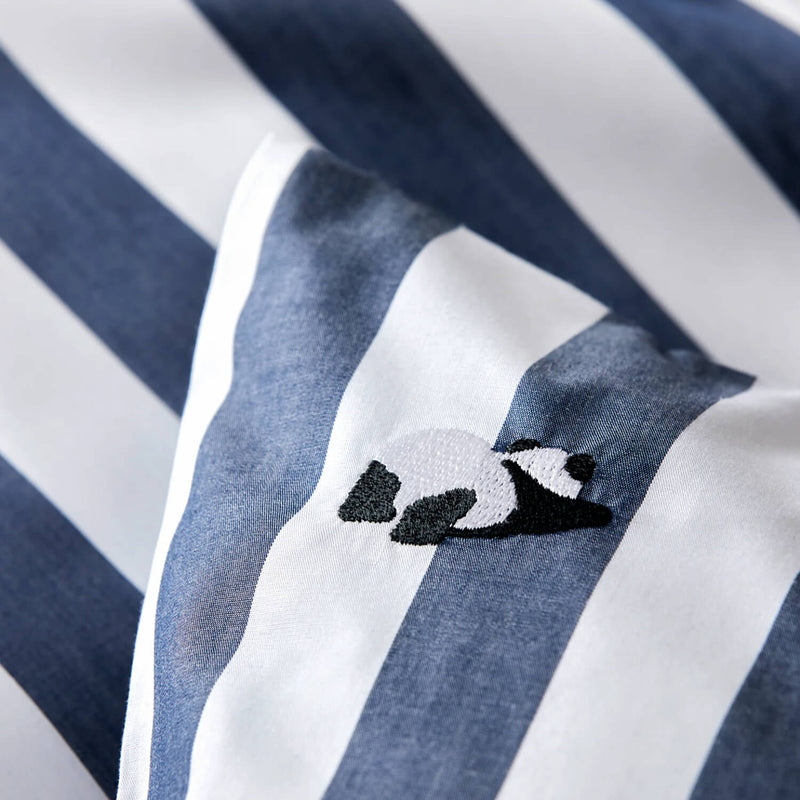 Perkal Bettwäsche Happy Stripe