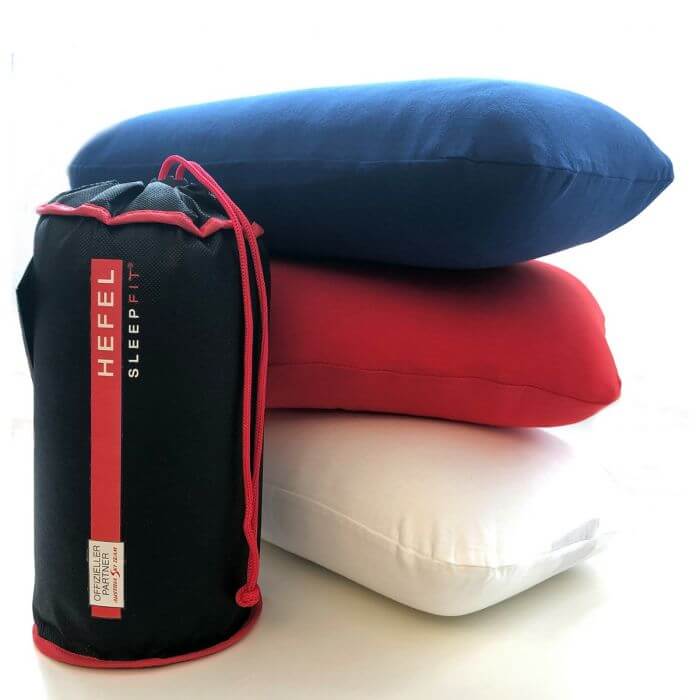 Sleep-Fit Reisekissen Jerseybezug