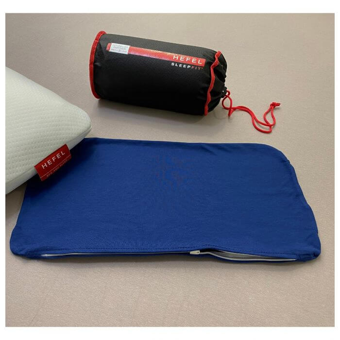Sleep-Fit Reisekissen Jerseybezug