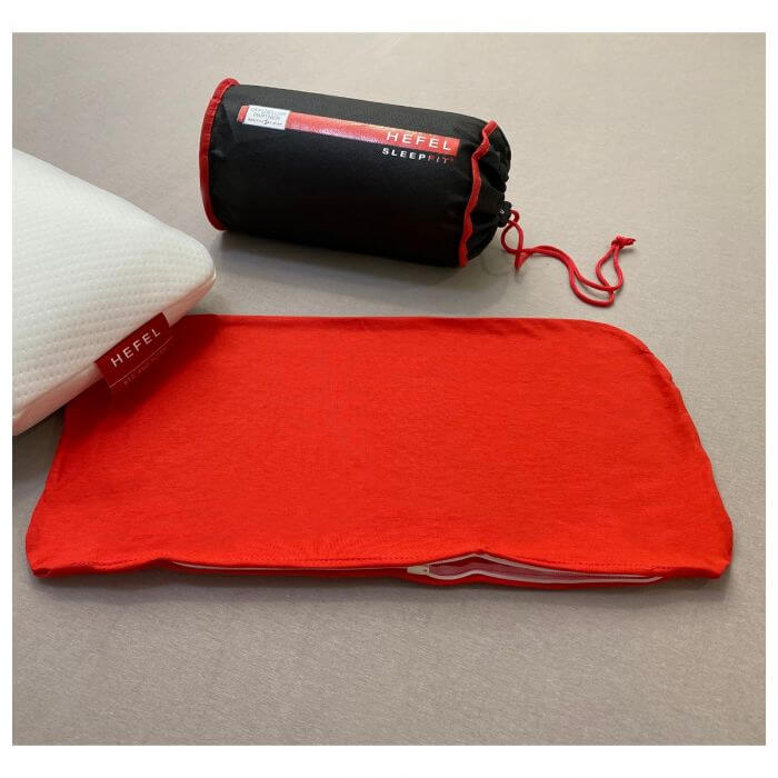 Sleep-Fit Reisekissen Jerseybezug