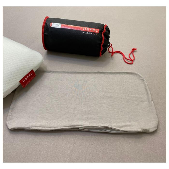 Sleep-Fit Reisekissen Jerseybezug