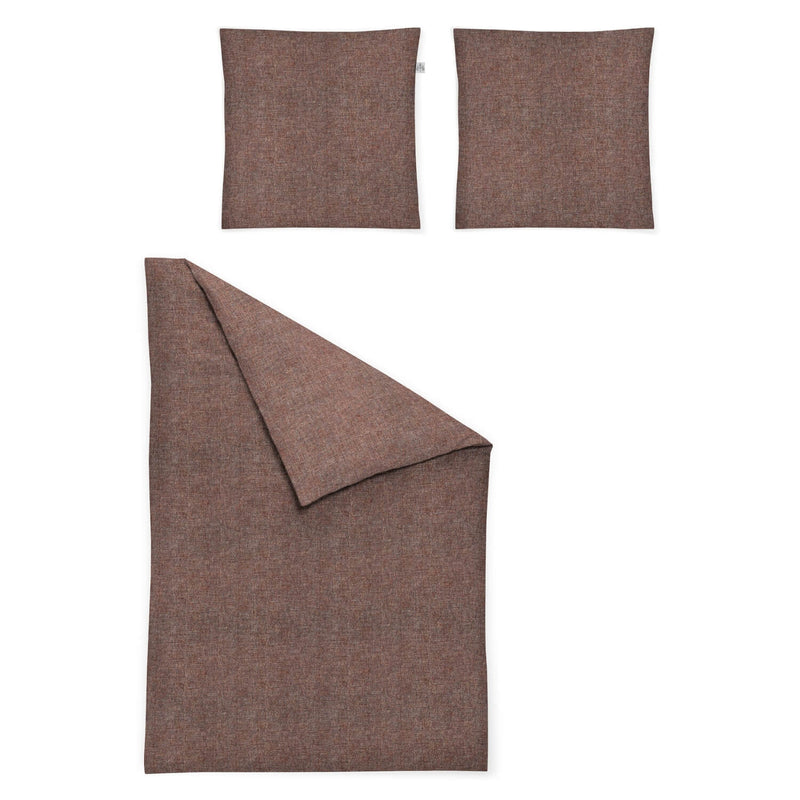 Edel Flausch-Cotton Bettwäsche Mink 8835