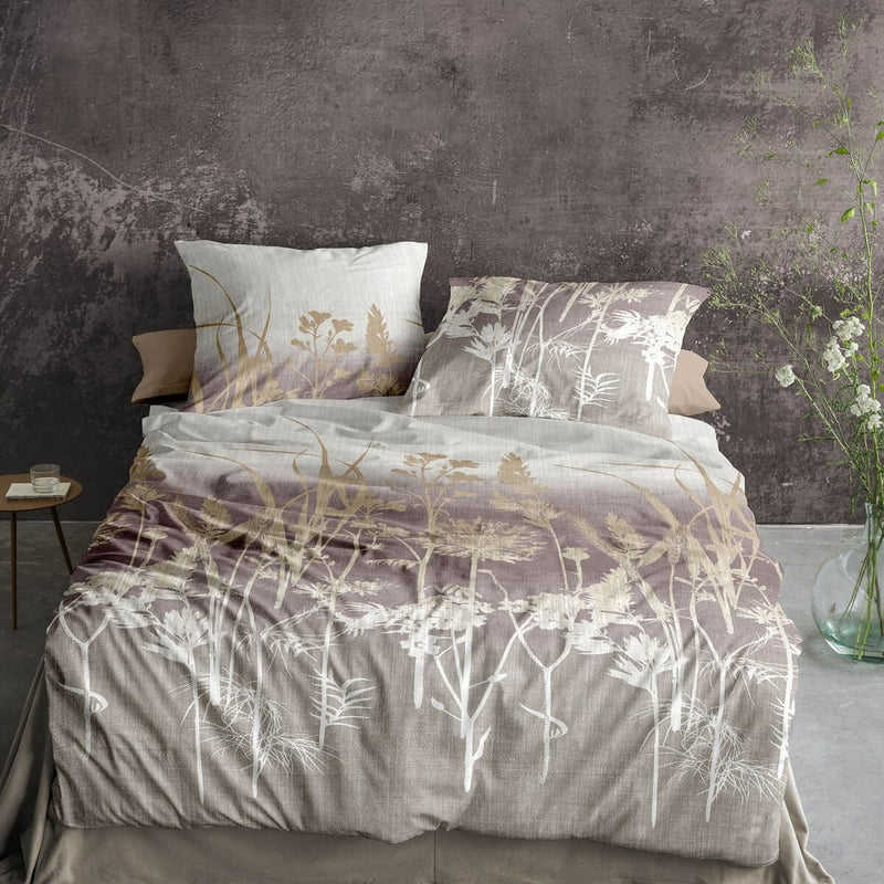 Mako Satin Bettwäsche Wave 8568 Beere