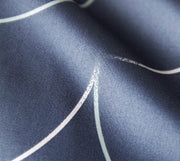 Interlock Jersey Bettwäsche Circus Jersey mit Kreis-Grafik – Nachtblau
