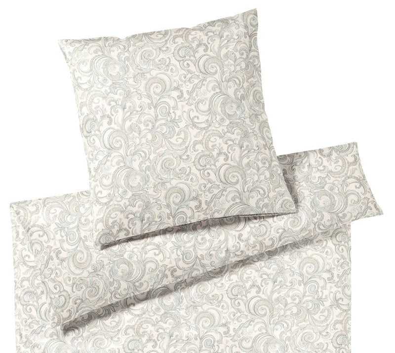 Interlock Jersey Bettwäsche Grace mit Paisley-Muster – Natur