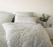 Interlock Jersey Bettwäsche Grace mit Paisley-Muster – Natur