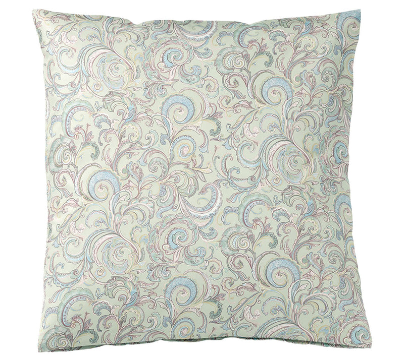 Interlock Jersey Bettwäsche Grace mit Paisley-Muster – Zartgrün
