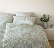 Interlock Jersey Bettwäsche Grace mit Paisley-Muster – Zartgrün