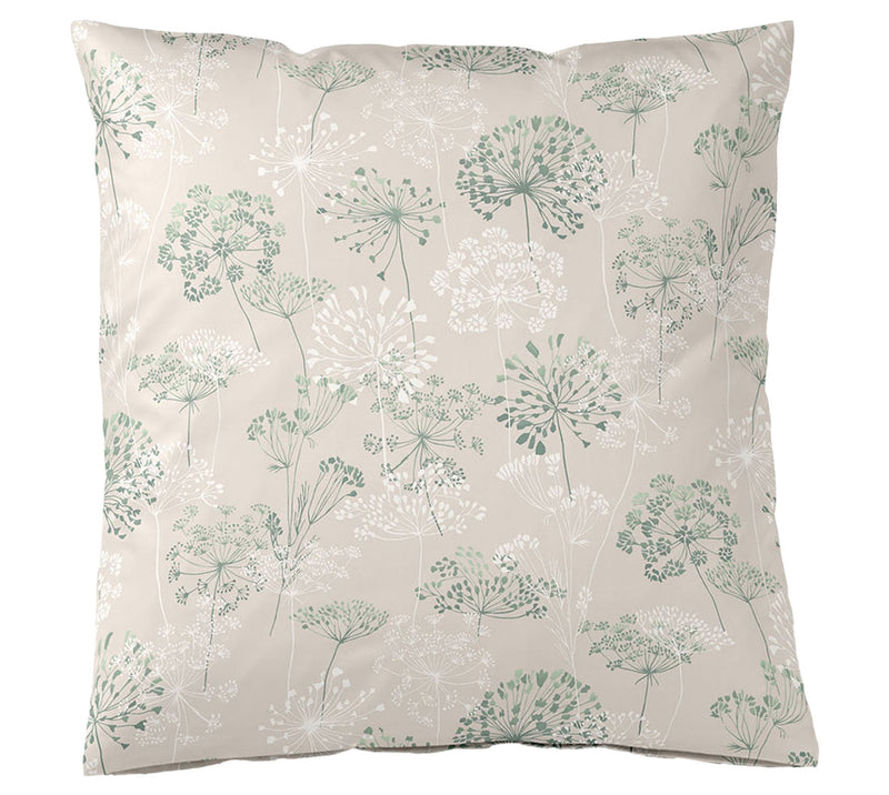 Interlock Jersey Bettwäsche Meadow mit Wiesenblüten – Salbei