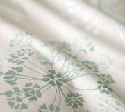 Interlock Jersey Bettwäsche Meadow mit Wiesenblüten – Salbei