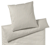 Interlock Jersey Bettwäsche Naturally mit Streifen – Salbei