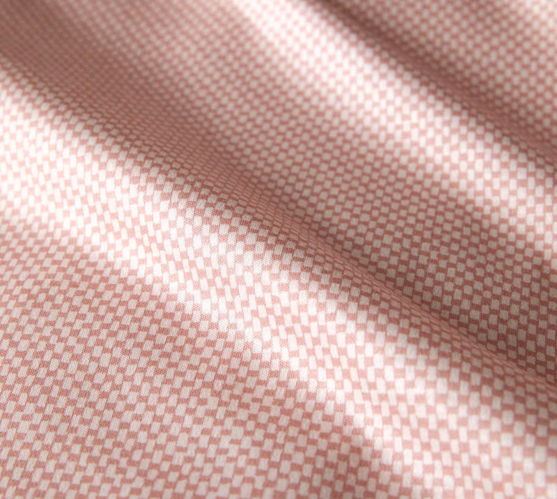 Interlock Jersey Bettwäsche Twine mit Struktur-Allover – Koralle
