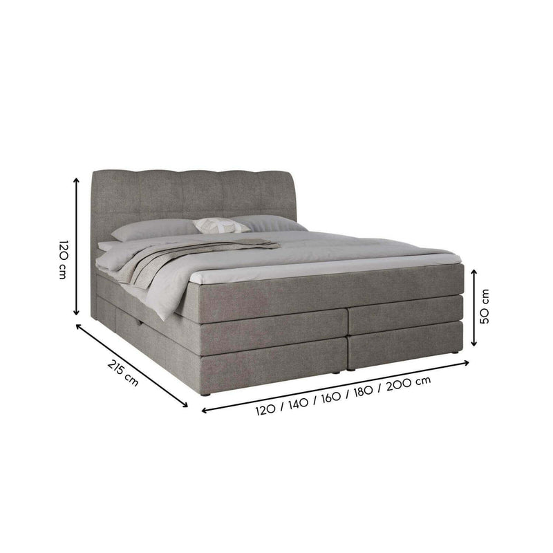 Boxspringbett Karla mit Stauraum