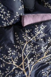 Essenza Bio-Baumwollsatin Bettwäsche Lucienne mit Naturmotiv