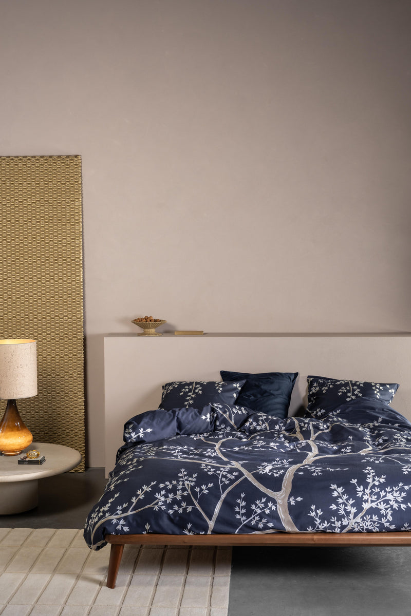 Essenza Bio-Baumwollsatin Bettwäsche Lucienne mit Naturmotiv