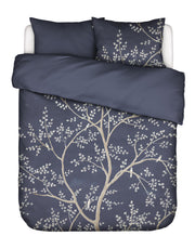 Essenza Bio-Baumwollsatin Bettwäsche Lucienne mit Naturmotiv