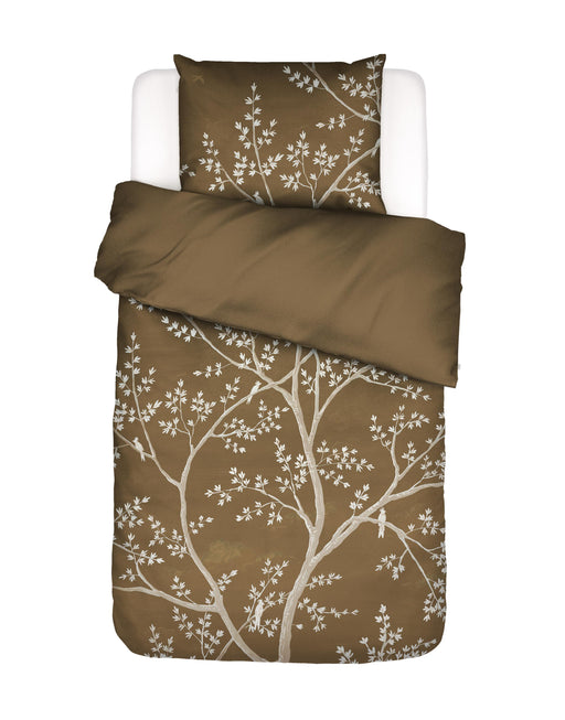 Essenza Bio-Baumwollsatin Bettwäsche Lucienne mit Naturmotiv
