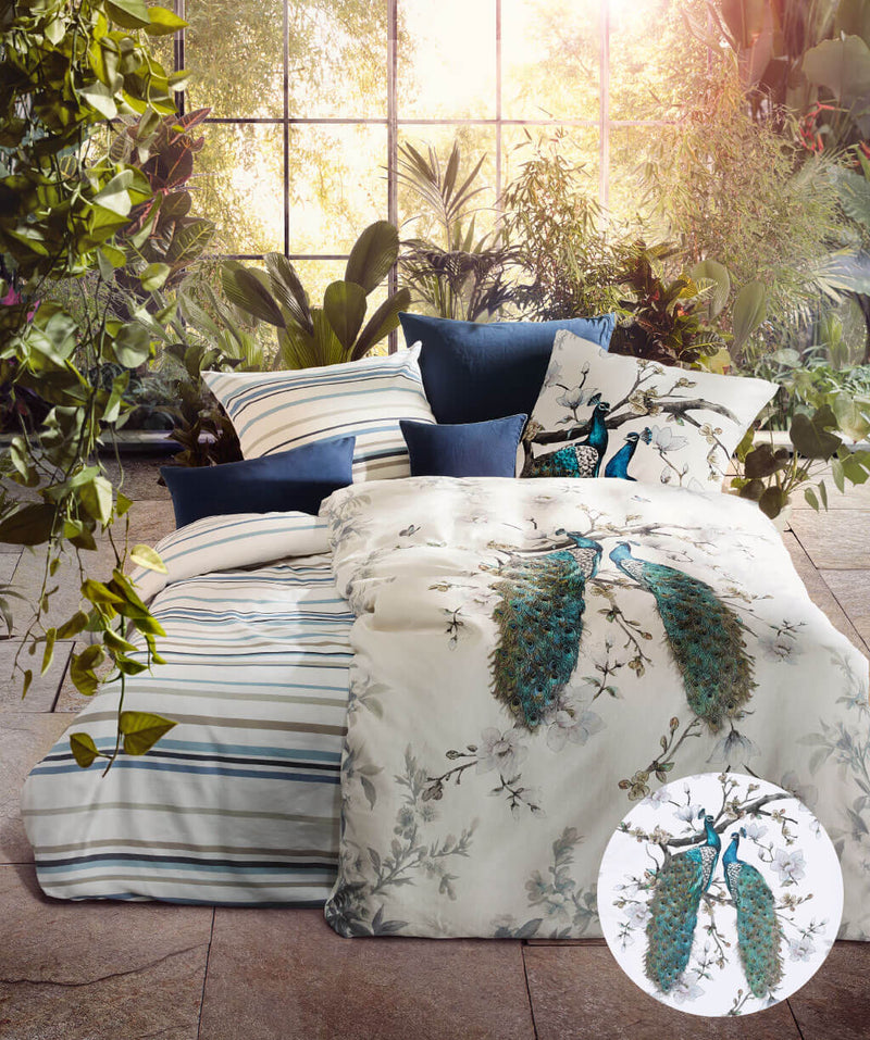 Bettwäsche Bed Provence Cassis Pfau